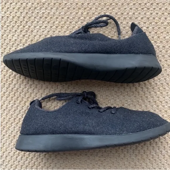 Allbirds Men's Dark Gray Wool RunnerLace Up Sneakers 10M