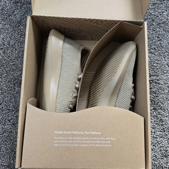 allbirds Men's Tree Runners Sneakers in Hazy Beige NEW size 12