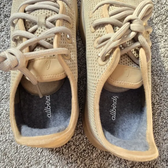 allbirds Men's Tree Runners Sneakers in Hazy Beige NEW size 12