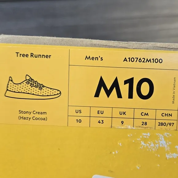 allbirds Men's Tree Runners Sneakers NEW size 10