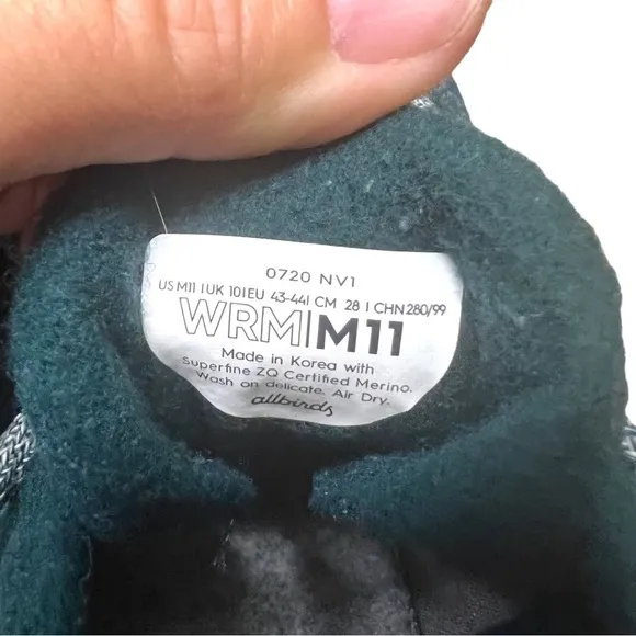 ALLBIRDS Wool Runners in Calm Teal Green Size 11 — Men’s