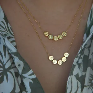 ALOHA Sliding Beads Pendant Necklace