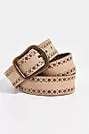 Alpine Studded Belt- Cream