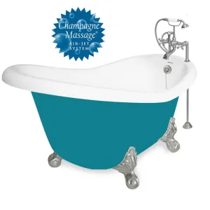 American Bath Factory Champagne Ascot 60" Splash of Color AcraStone Package