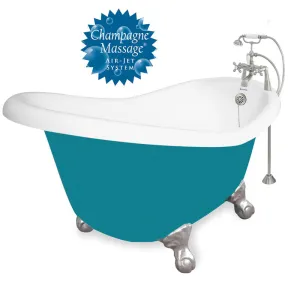 American Bath Factory Champagne Ascot 60" Splash of Color AcraStone Package