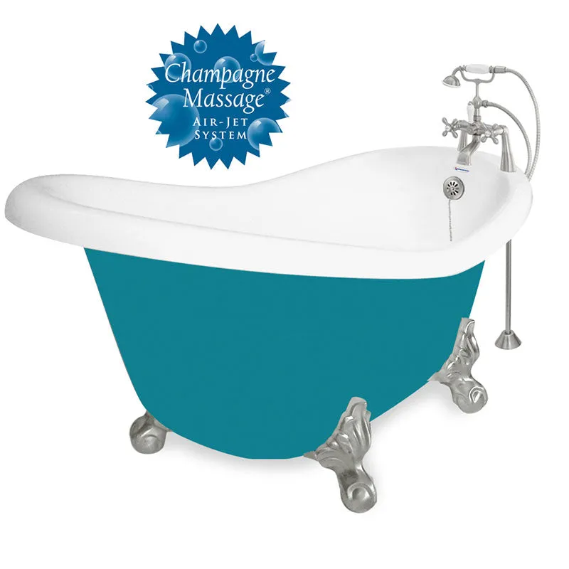 American Bath Factory Champagne Ascot 60" Splash of Color AcraStone Package