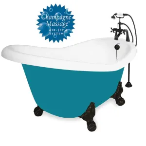 American Bath Factory Champagne Marilyn 67" Splash of Color AcraStone Package