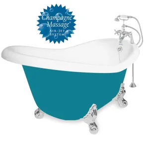 American Bath Factory Champagne Marilyn 67" Splash of Color AcraStone Package