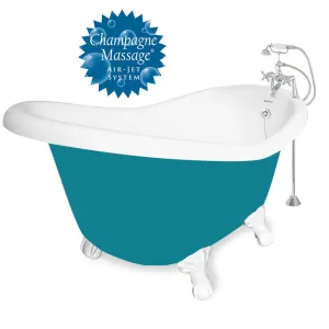 American Bath Factory Champagne Marilyn 67" Splash of Color AcraStone Package