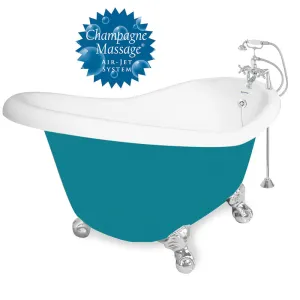 American Bath Factory Champagne Marilyn 67" Splash of Color AcraStone Package