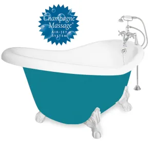 American Bath Factory Champagne Marilyn 67" Splash of Color AcraStone Package