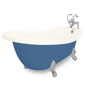 American Bath Factory Churchill 71" Bisque AcraStone Package