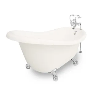 American Bath Factory Marilyn 67" Bisque AcraStone Package