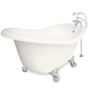 American Bath Factory Marilyn 67" Bisque AcraStone Package