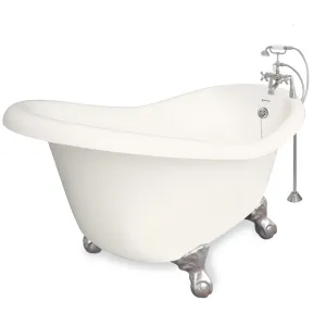 American Bath Factory Marilyn 67" Bisque AcraStone Package