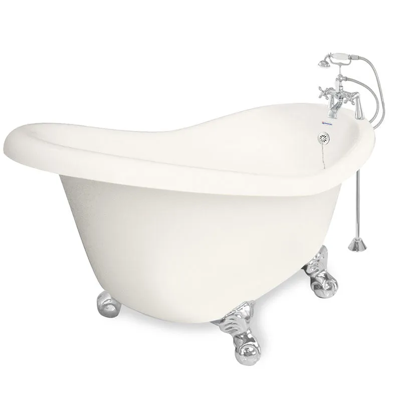 American Bath Factory Marilyn 67" Bisque AcraStone Package