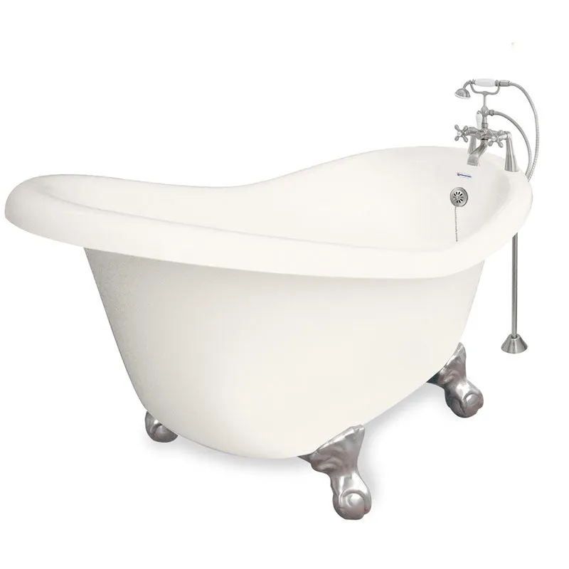 American Bath Factory Marilyn 67" Bisque AcraStone Package