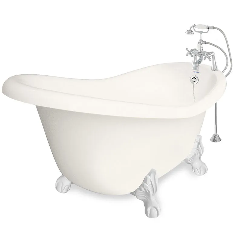 American Bath Factory Marilyn 67" Bisque AcraStone Package