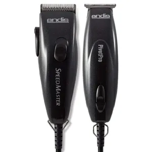Andis Pivot Motor Adjustable Clipper & Corded Trimmer Combo