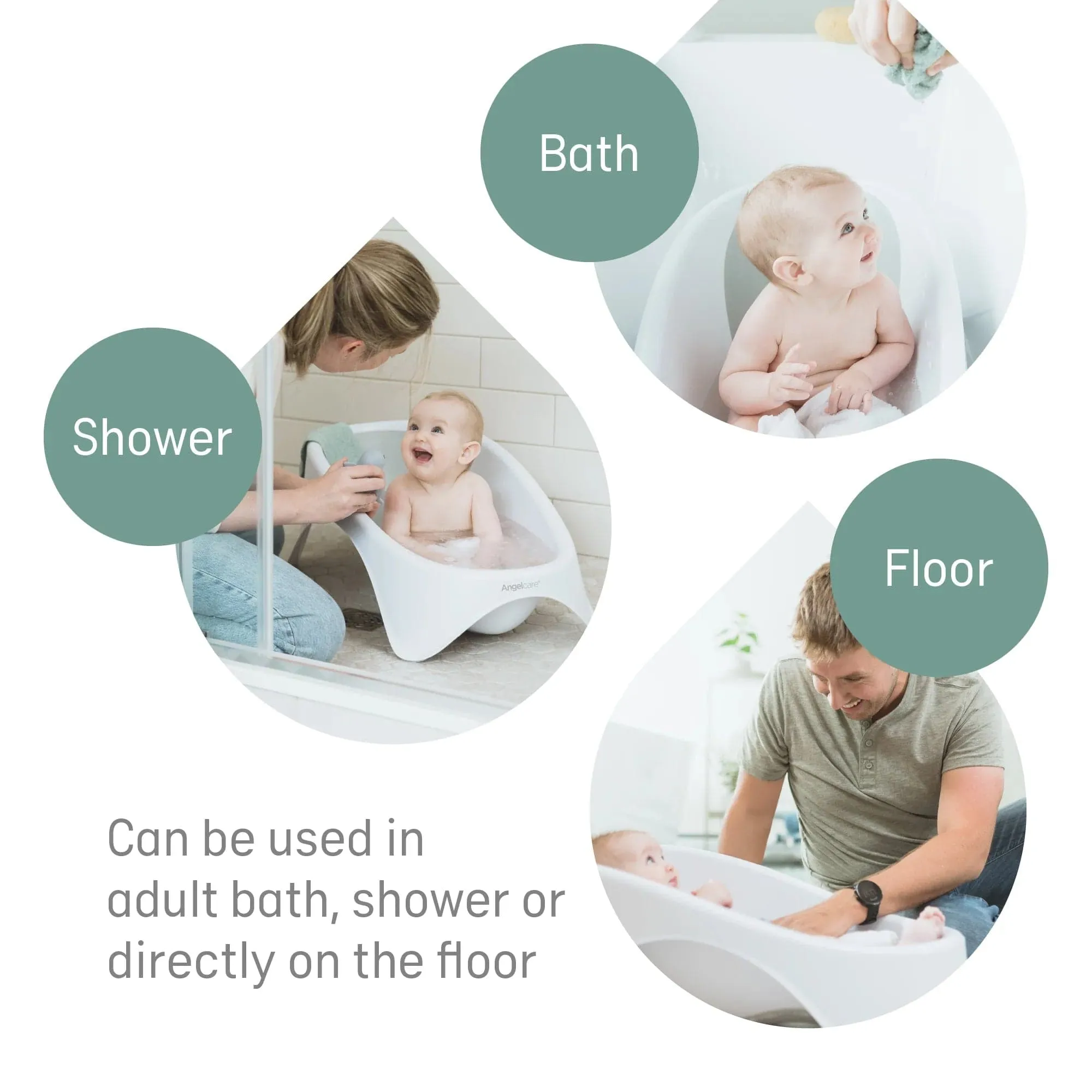 Angelcare 2in1 Baby Bathtub