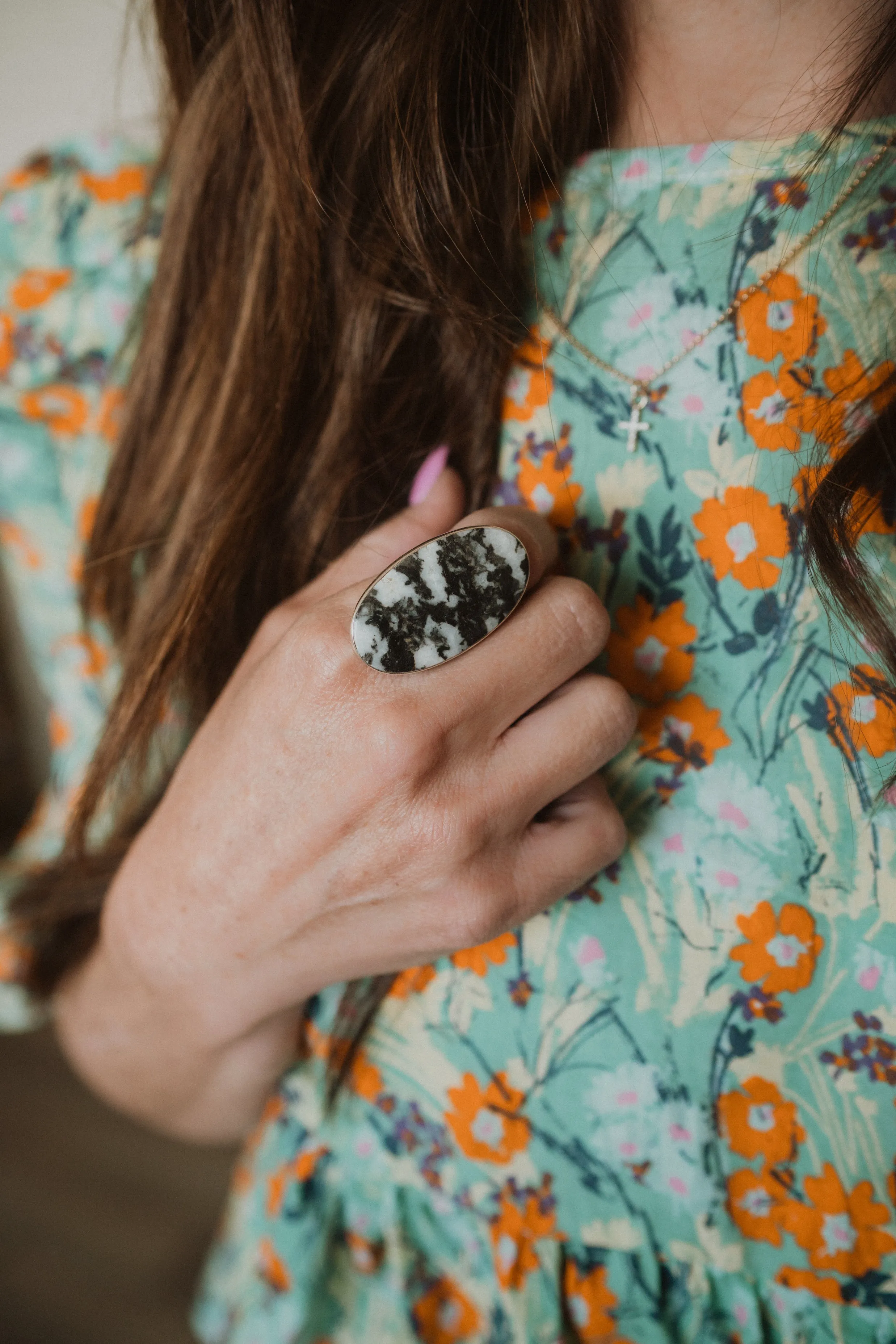 Annalise Ring | Zebra Skin Jasper