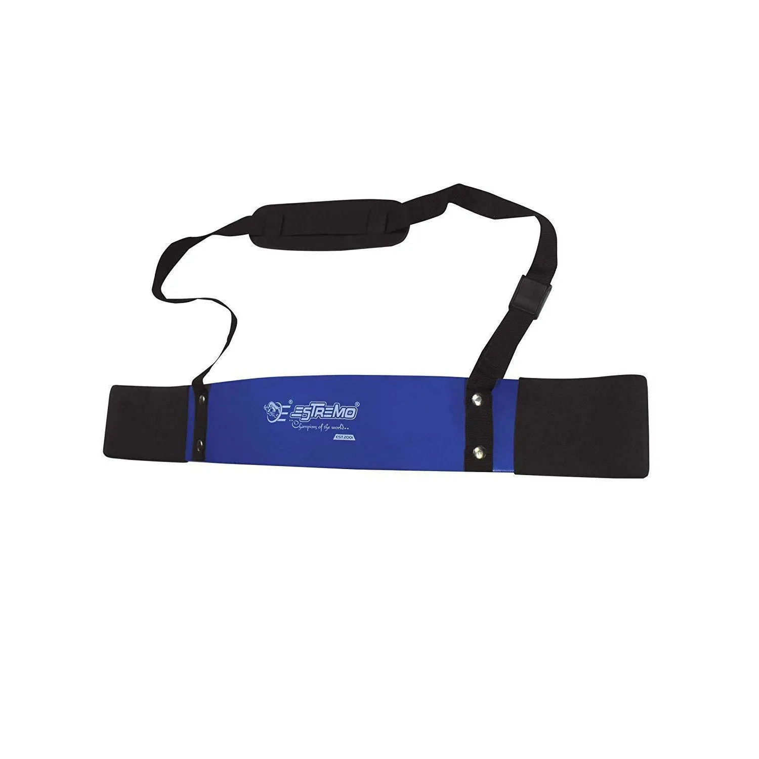 Arm Blaster for Bicep Curls - Blue