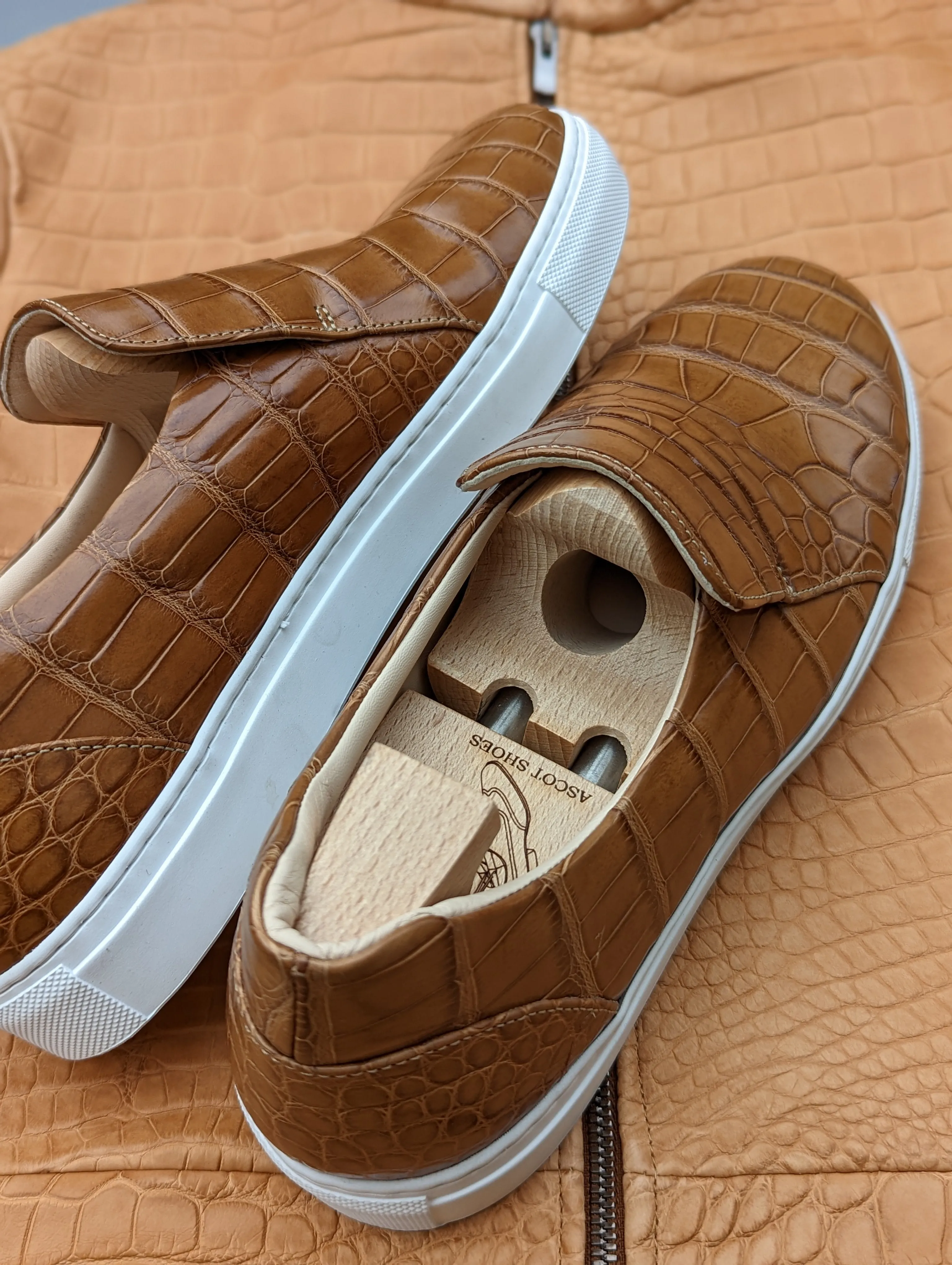 Ascot Ezee - Millenium Tan Crocodile