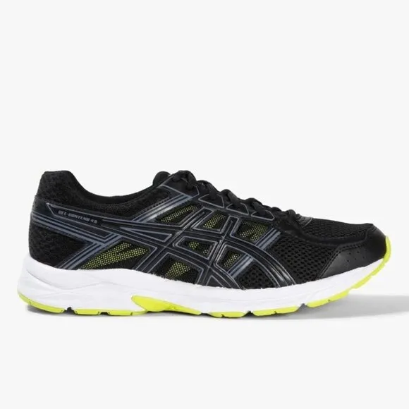 ASICS Gel Contend Black Running Shoes Size 39.5/ Womens 8 /Youth 6.5