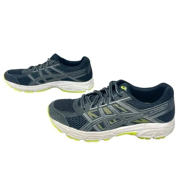 ASICS Gel Contend Black Running Shoes Size 39.5/ Womens 8 /Youth 6.5