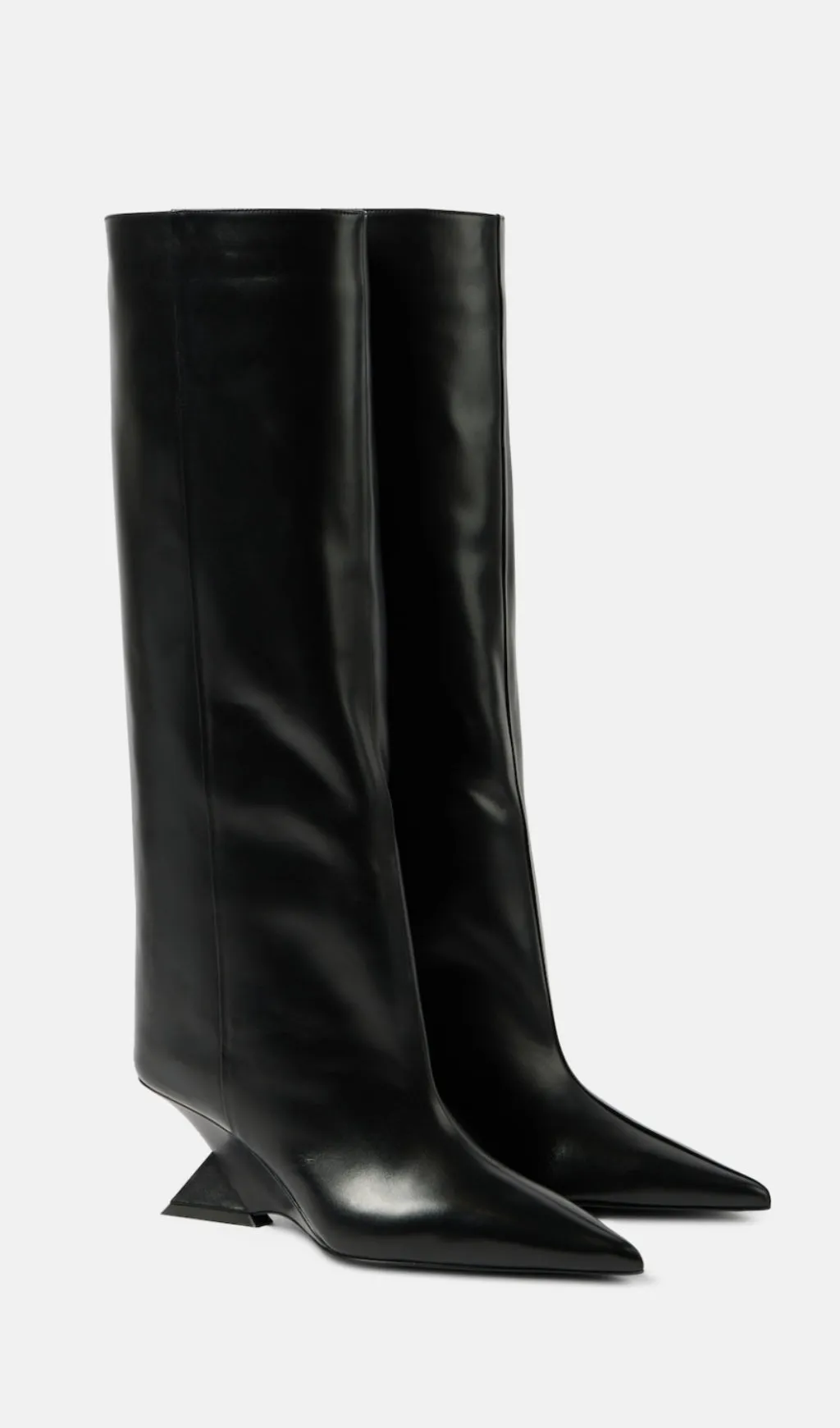 Astrid Heterotypic Knee-high Boots - Black
