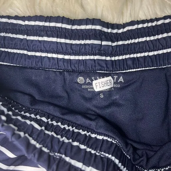 Athleta Print Racer Run Shorts