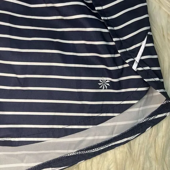 Athleta Print Racer Run Shorts