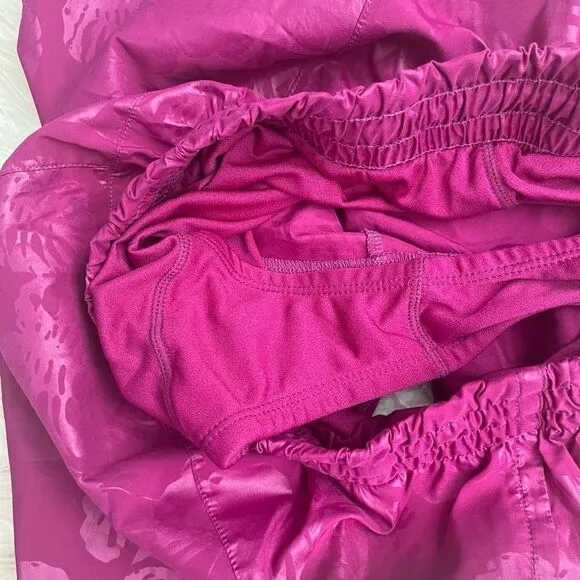 Athleta Print Racer Run Shorts