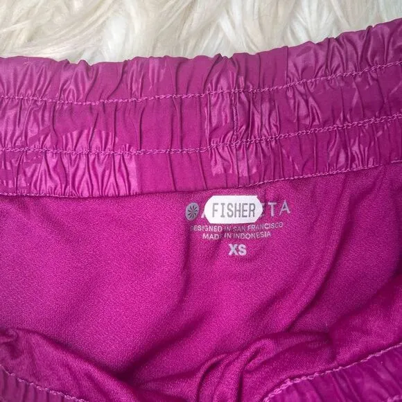 Athleta Print Racer Run Shorts