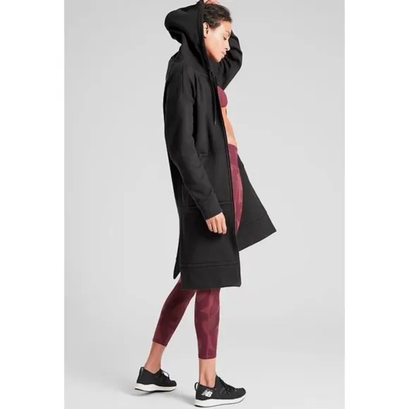 Athleta Tenacity Duster Long Jacket Hoodie