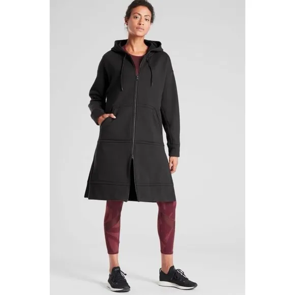 Athleta Tenacity Duster Long Jacket Hoodie