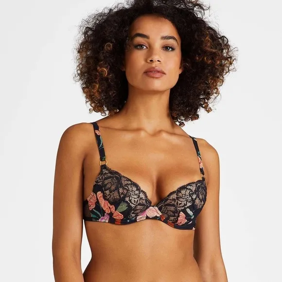 Aubade Sweet Folk Padded Plunge Bra! 32