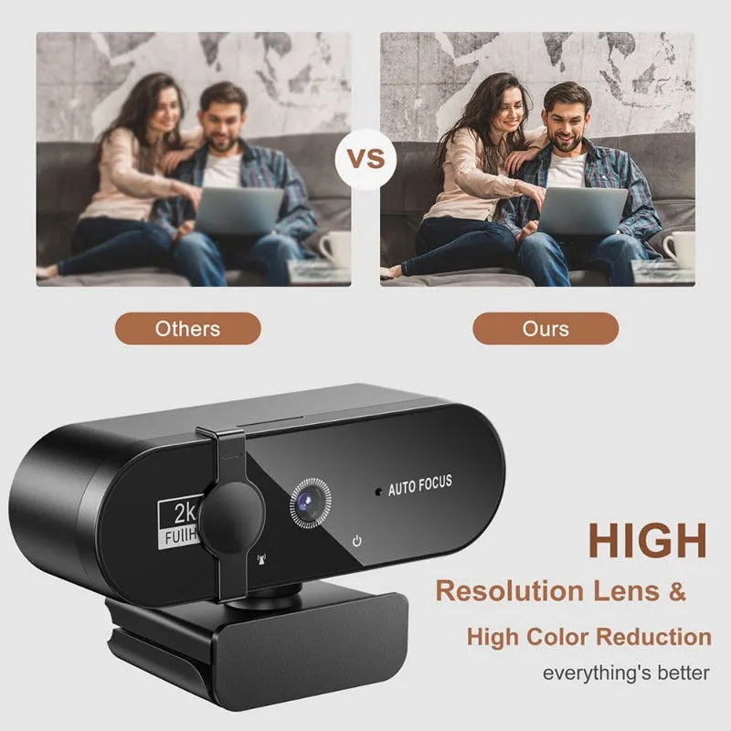 Autofocus HD Webcam with Microphone