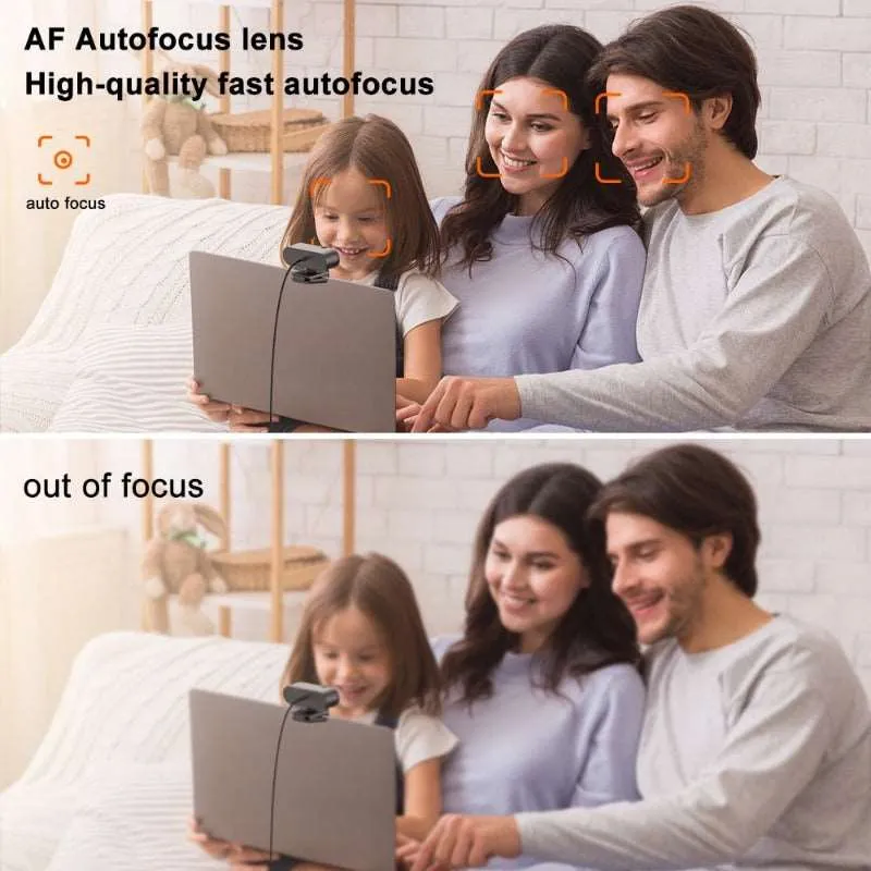 Autofocus HD Webcam with Microphone