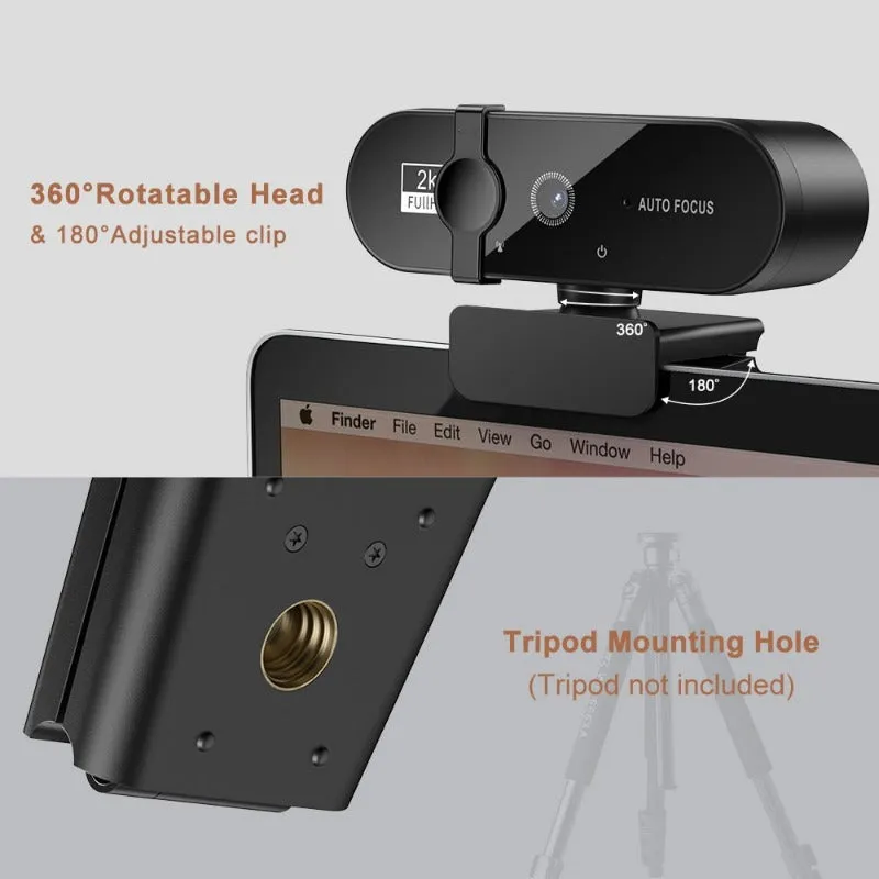 Autofocus HD Webcam with Microphone
