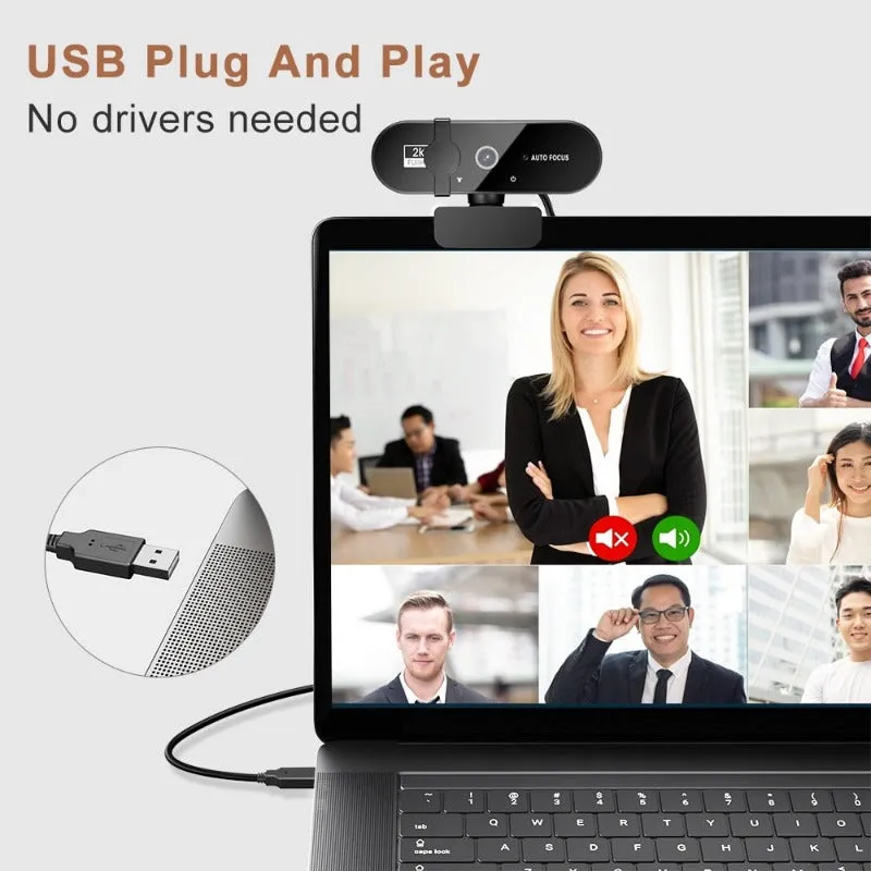 Autofocus HD Webcam with Microphone