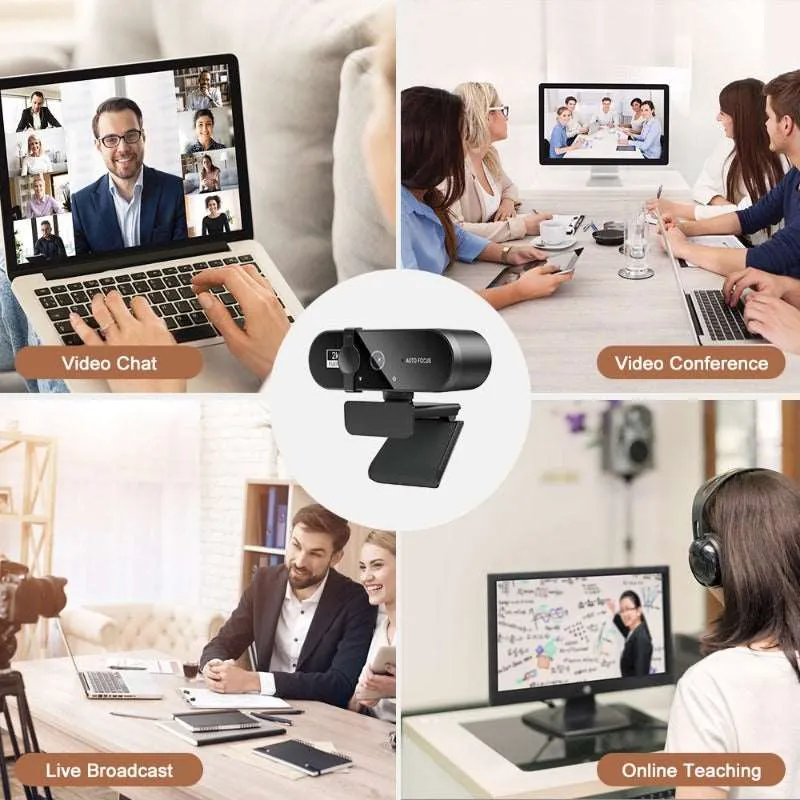 Autofocus HD Webcam with Microphone