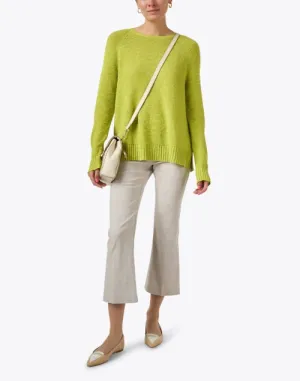 Avenue Montaigne - Women - Wheat Plaid Leo Crop Flare Pant