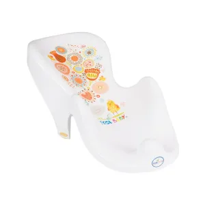 Baby Bath Support Seat Toddler Kids Anatomic Bath Chair Safe Non-Slip Tega Baby Folk White