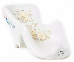 Baby Bath Support Seat Toddler Kids Anatomic Bath Chair Safe Non-Slip Tega Baby Teddy White