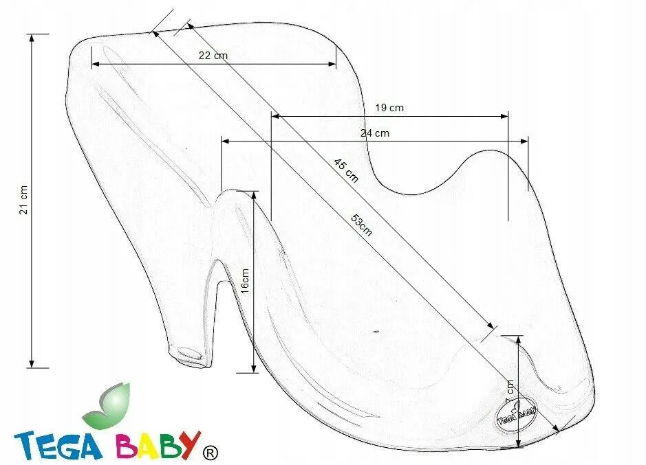 Baby Bath Support Seat Toddler Kids Anatomic Bath Chair Safe Non-Slip Tega Baby Wild West /White Deer