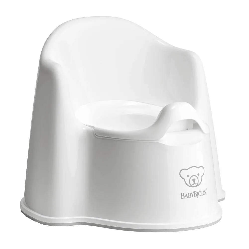 Baby Bjorn Potty Chair (White/Grey)
