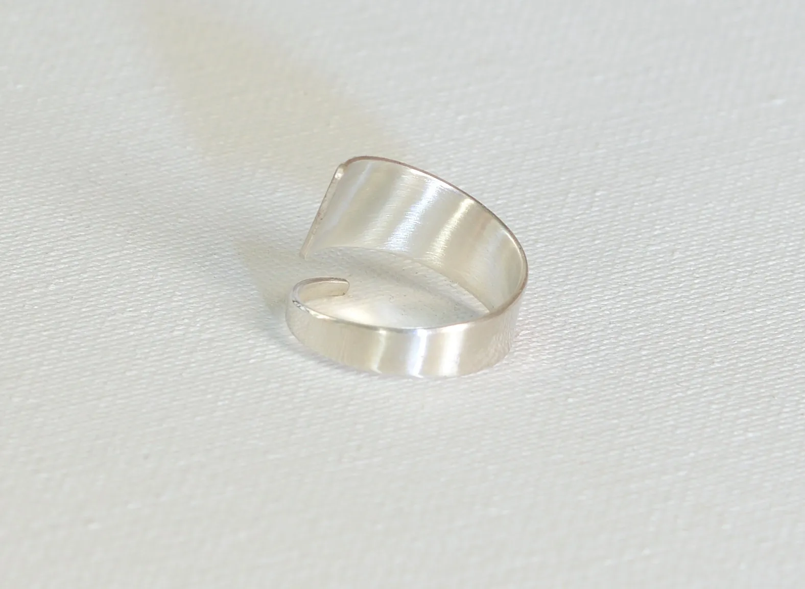 Baby Feet on Sterling Silver Wrap Ring - Bypass Ring for New Moms and Baby Showers