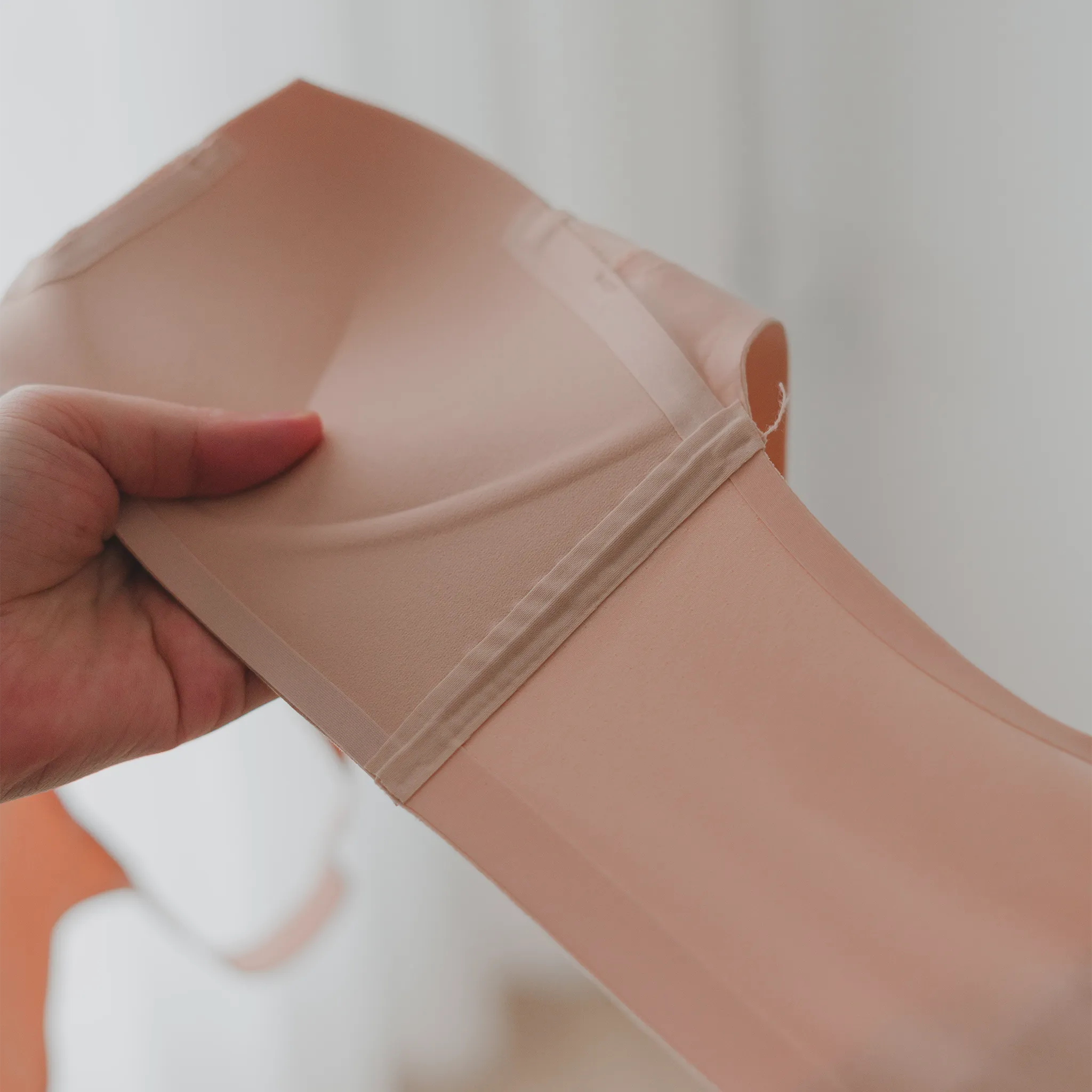 [BACKORDER OPEN] Oompharific! Anti-Slip Super Push Up Seamless Wireless Bra in Pinkish Nude