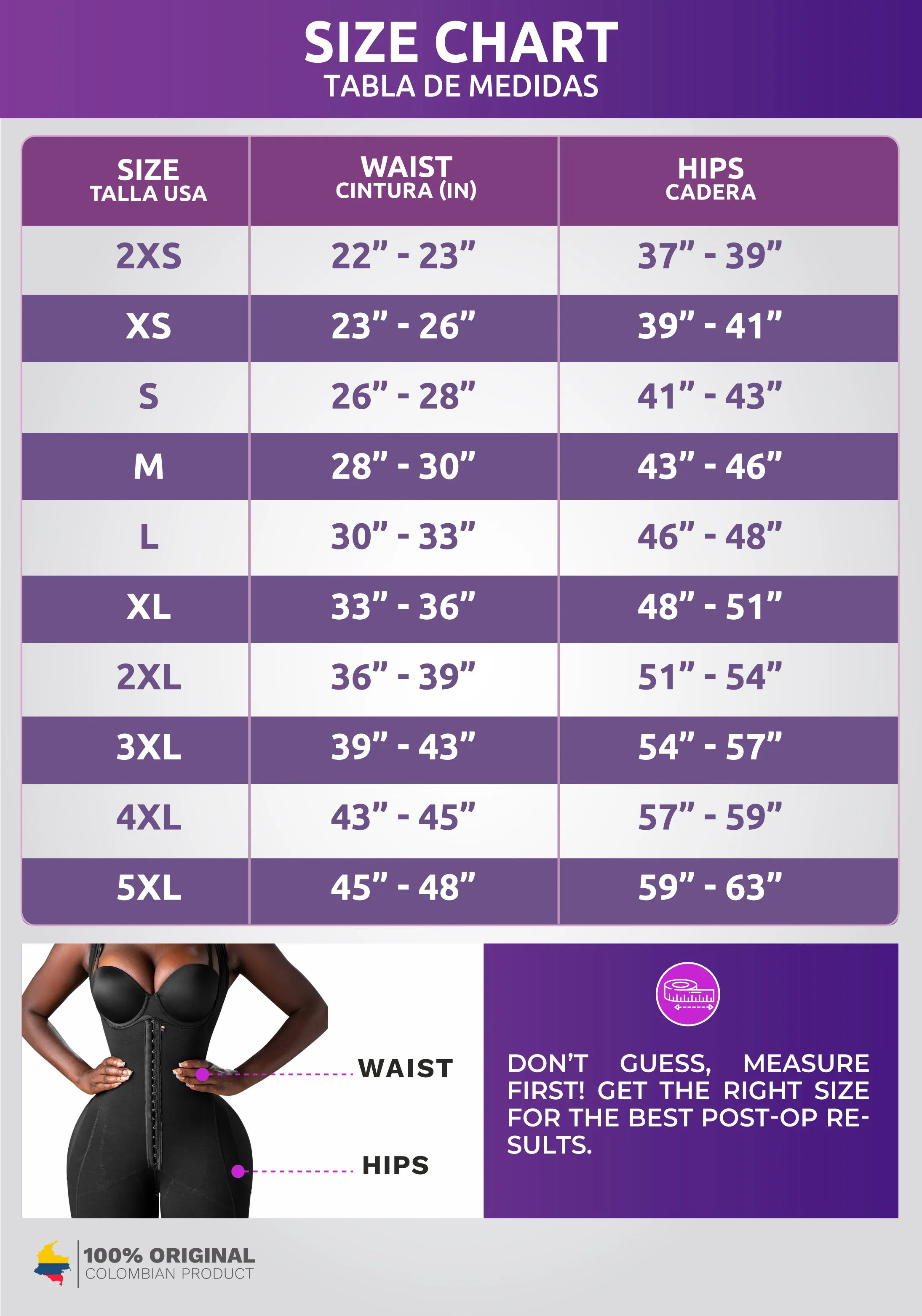 BBL & Lipo | Stage 2 Faja Post-Op Shapewear | No Bra